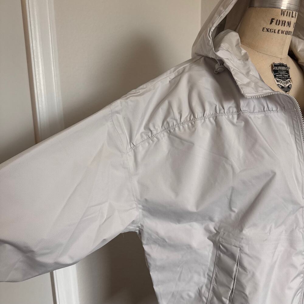 Helly Hansen Women's XL Waterproof Hooded Rain Jacket DWR Windproof Shell - Picture 9 of 16